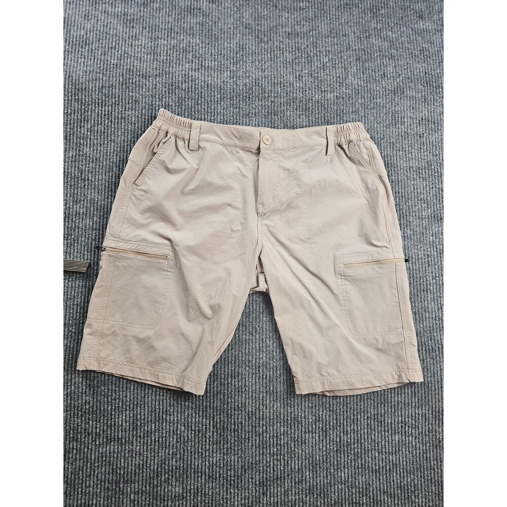 Willit Women's Hiking Cargo Everyday Shorts Lightweight Stretch Khaki Size XL